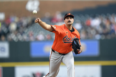 Orioles pitcher Zach Eflin leaves game with shoulder fatigue after six strong innings
