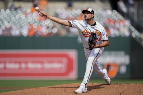 Orioles right-hander Zach Eflin feeling good a day after leaving game with shoulder fatigue