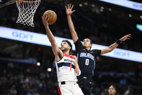 Paolo Banchero has 33 points, career-best 18 rebounds as Magic beat Wizards 109-97