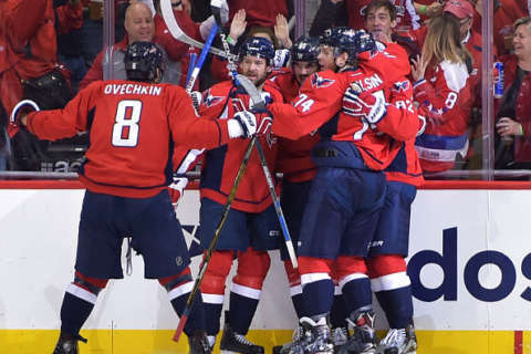 Ovechkin scores his 1st playoff overtime goal as the Capitals beat the Canadiens 3-2 in Game