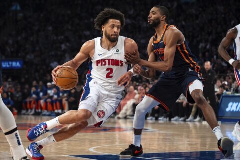 Pistons Knicks Basketball