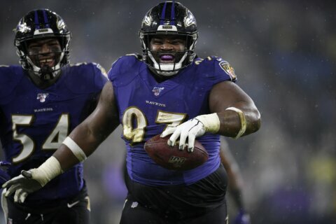 Ravens defensive lineman Michael Pierce announces his retirement on podcast