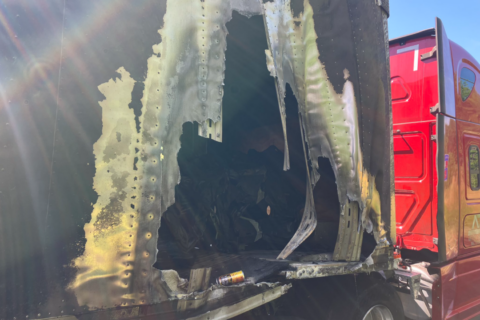 Truck carrying 40,000 pounds of beer goes up in flames on I-95 causing delays in Stafford Co.